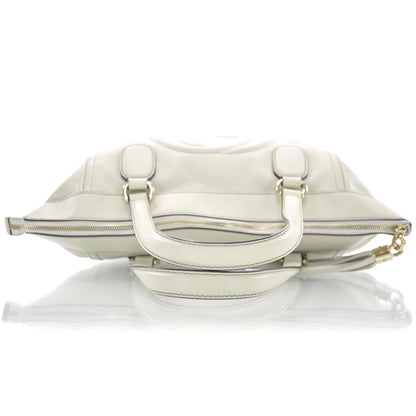 Gucci Pebbled Calfskin Small Soho Top Handle Bag Off White 5 of 9