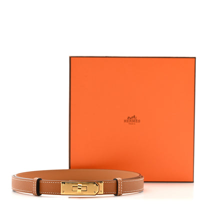 Hermes Epsom Kelly Belt Gold 4 of 4