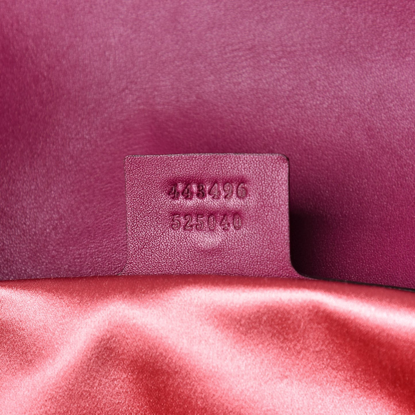 Velvet Matelasse Medium GG Marmont Shoulder Bag Fuchsia Violet Cyclamen