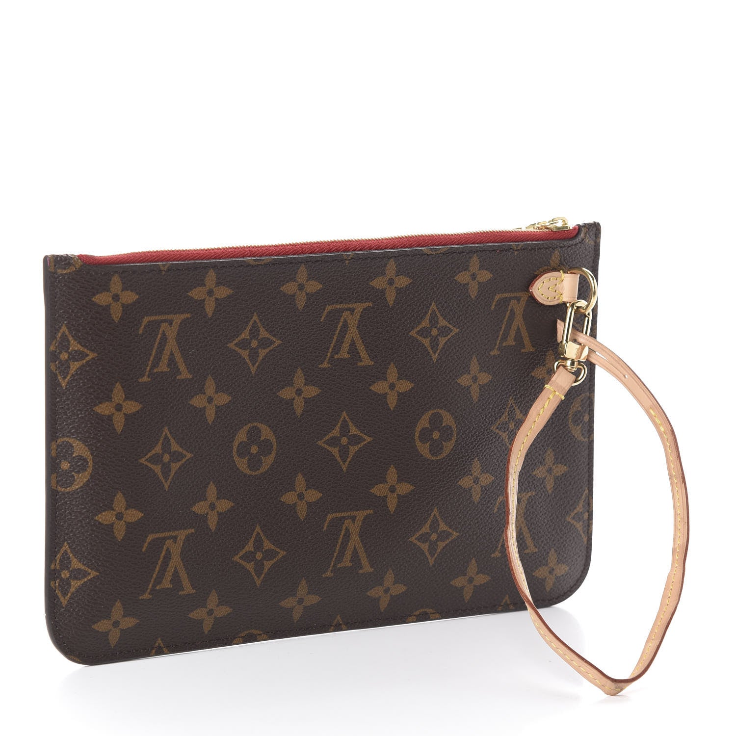 Louis Vuitton Monogram Neverfull MM GM Pochette Cherry 2 of 5