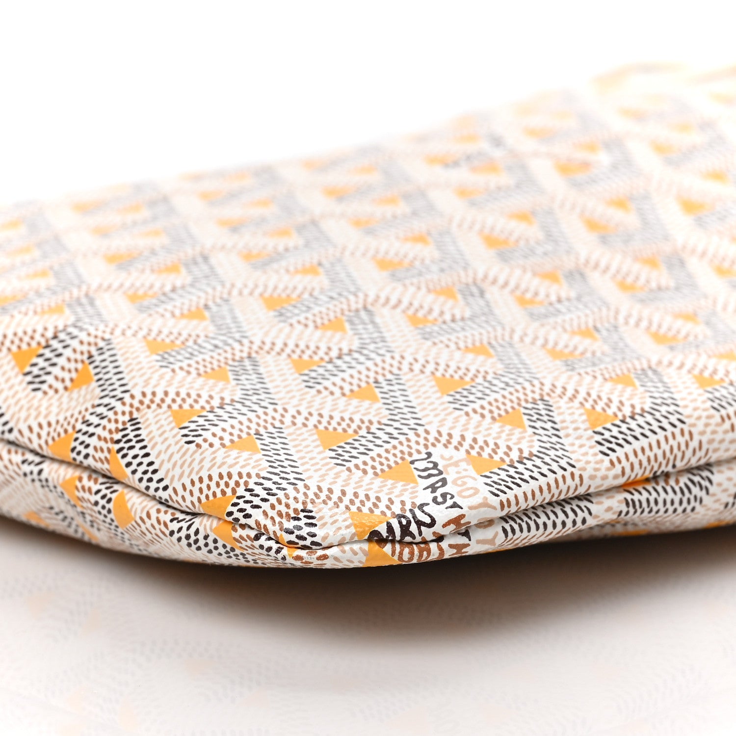 Goyard Goyardine Poitiers Claire Voie Tote White Yellow 8 of 8