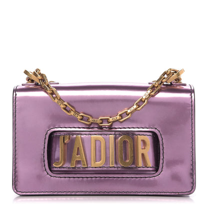 Christian Dior Metallic Calfskin J'Adior Mini Chain Flap Bag 1 of 9