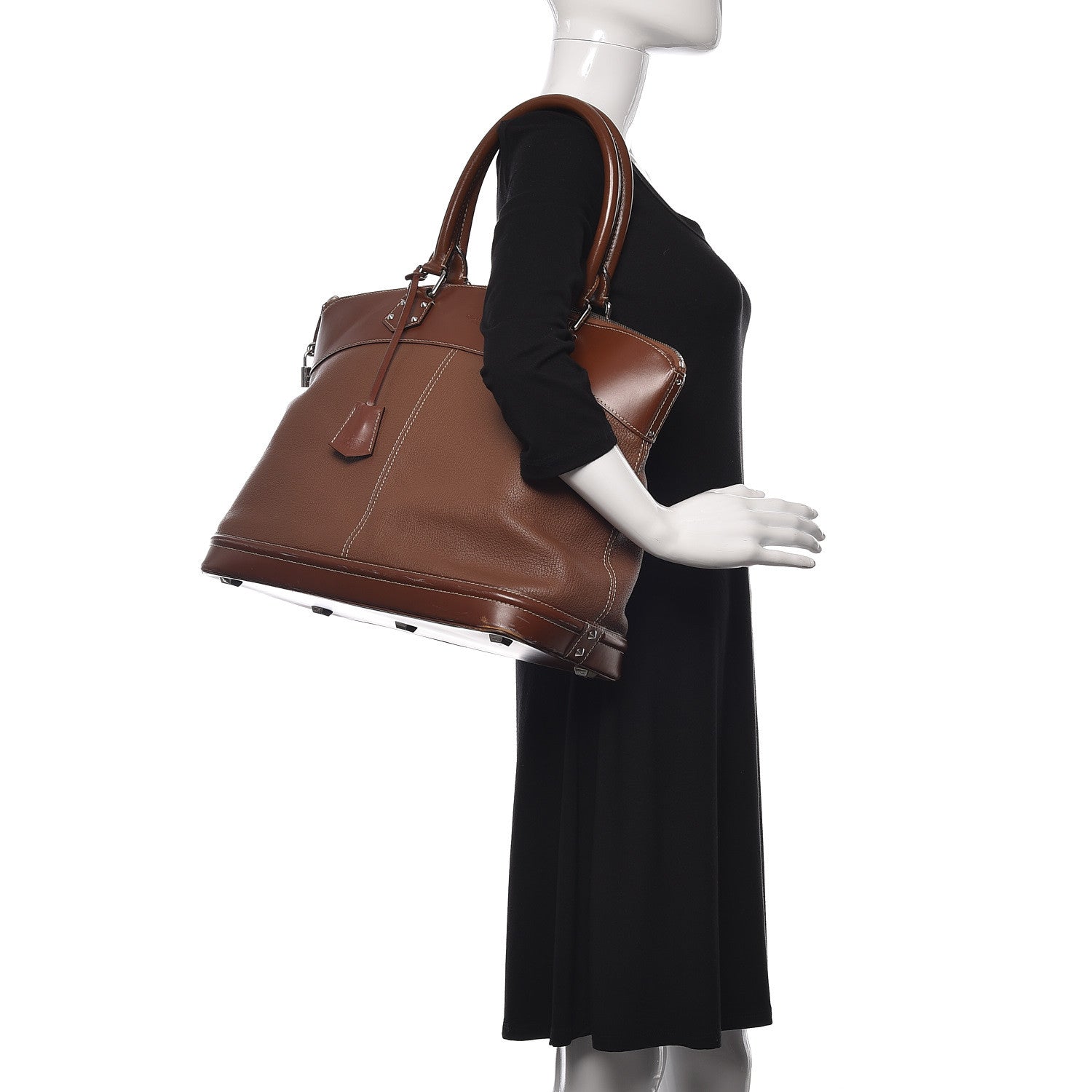 Louis Vuitton Suhali Lockit GM Sienne 2 of 14