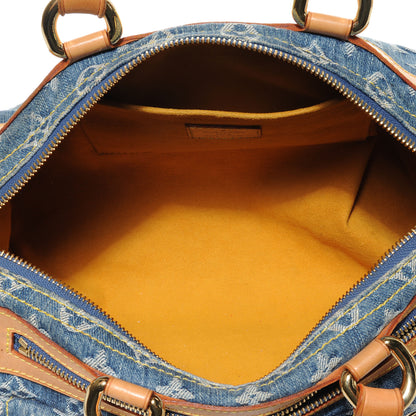 Louis Vuitton Monogram Denim Neo Speedy Blue 5 of 7