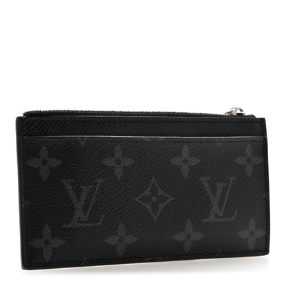 Louis Vuitton Taigarama Coin Card Holder Black 3 of 11