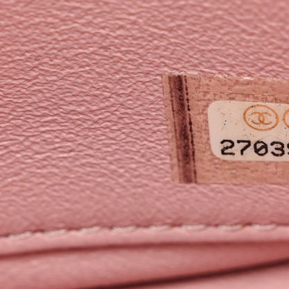 Chanel Snakeskin Caviar Quilted Small Business Affinity Flap Light Pink 7 of 11