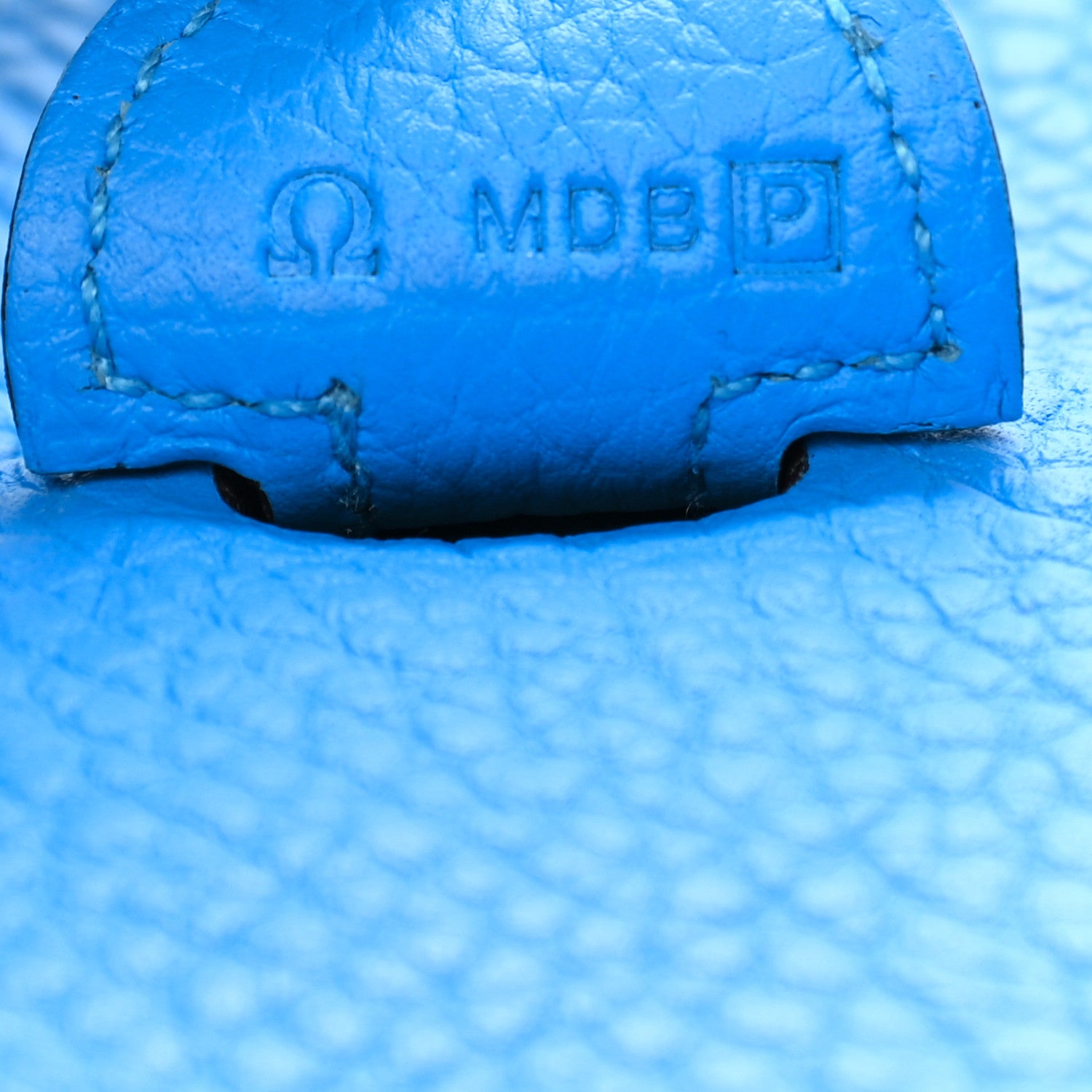 Hermes Taurillon Clemence Evelyne III PM Bleu Hydra 6 of 9