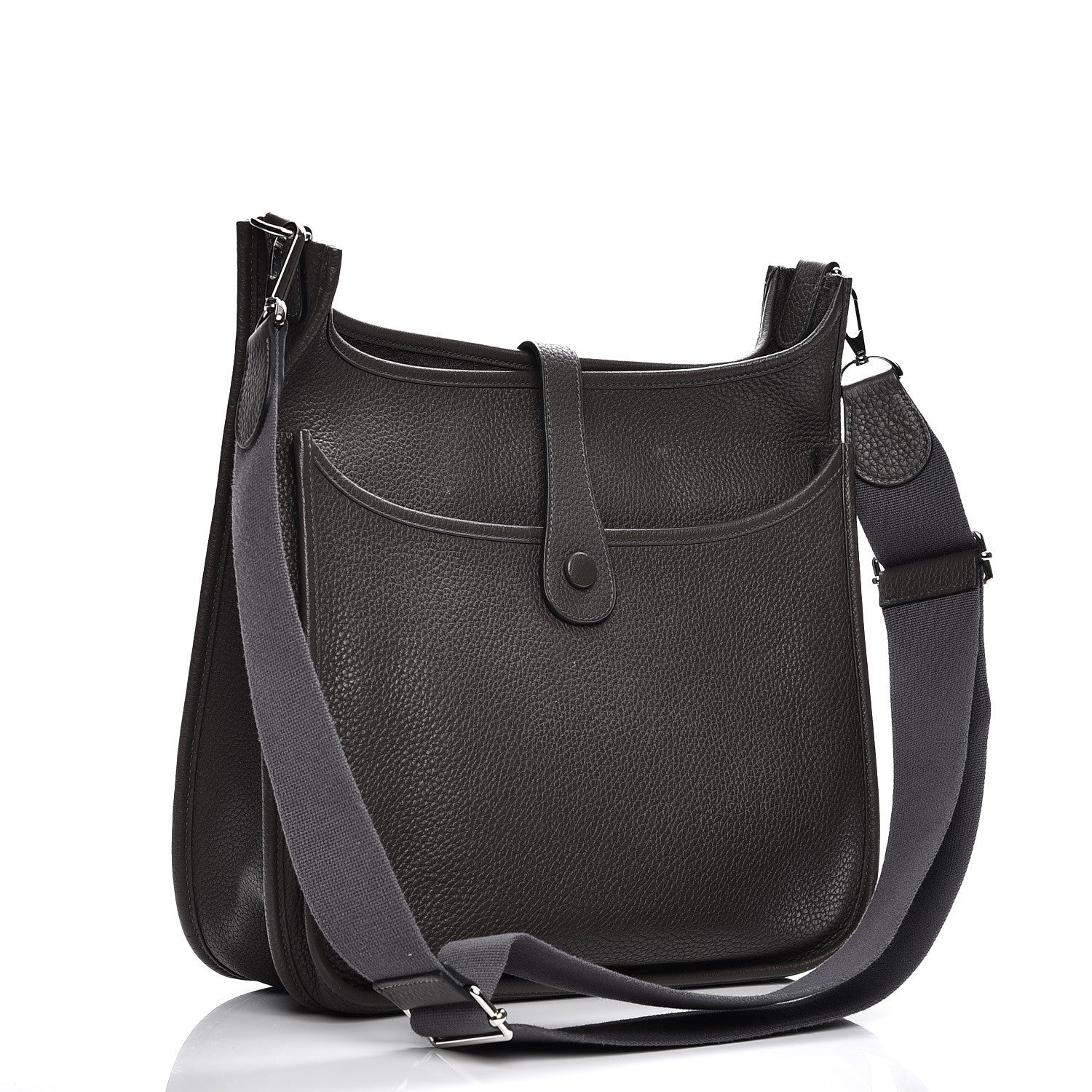 Hermes Taurillon Clemence Evelyne III GM Etain 4 of 9