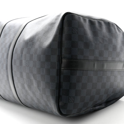 Louis Vuitton Damier Cobalt Keepall Bandouliere 55 9 of 12
