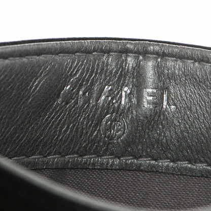 Chanel Lambskin Camellia Embossed Card Holder Black 5 of 8