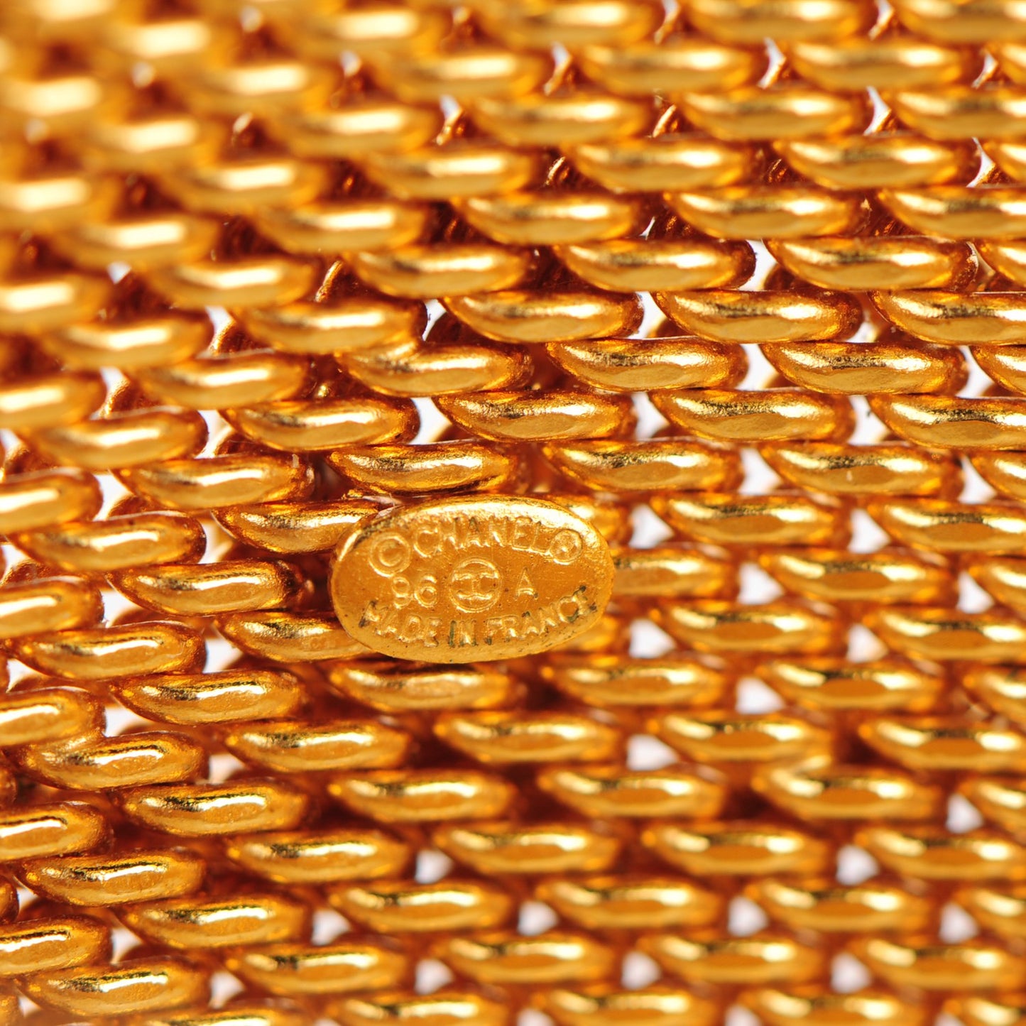 Mesh CC Bracelet Gold