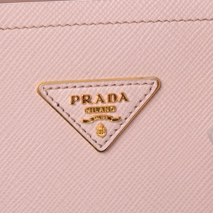 Prada Saffiano Cuir Medium Double Bag Mughetto 8 of 10