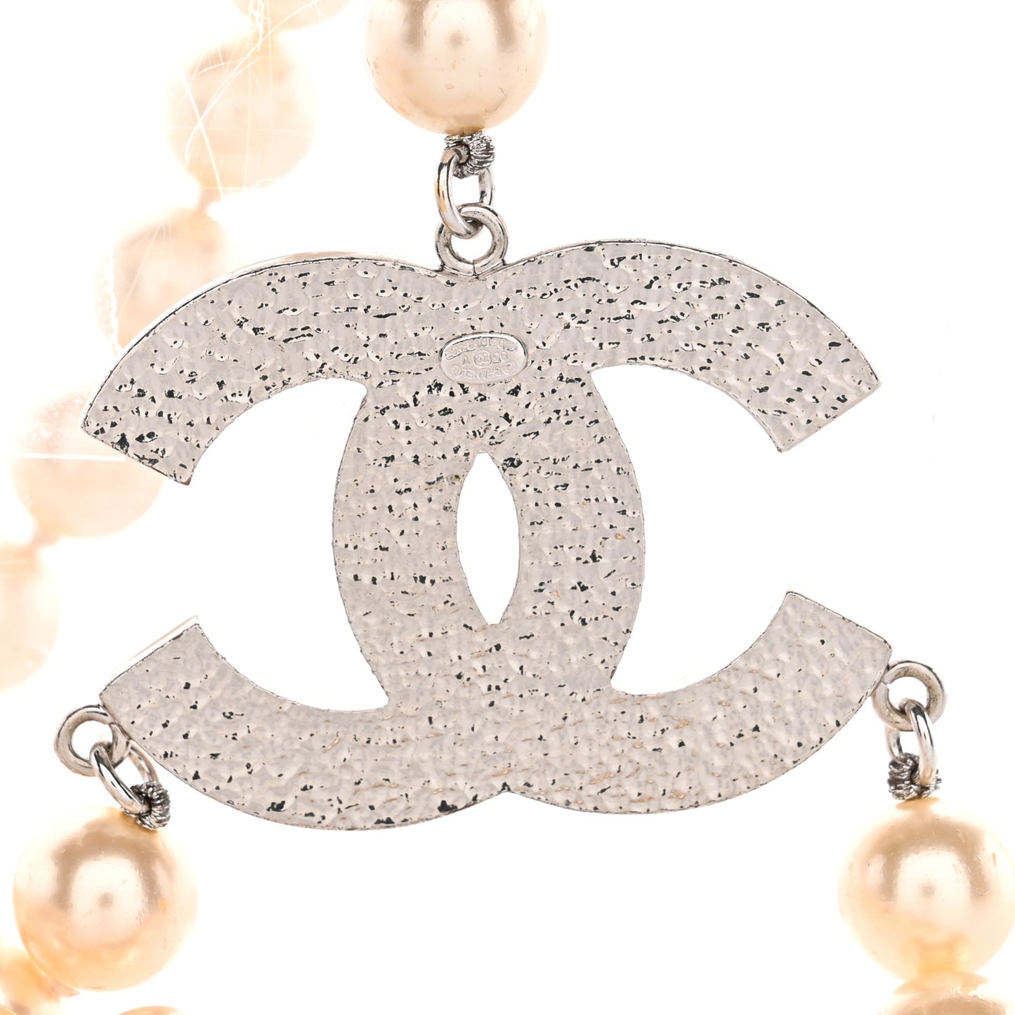 Pearl CC Double Strand Belt Silver