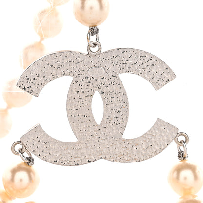 Chanel Pearl CC Double Strand Belt Silver 3 of 4