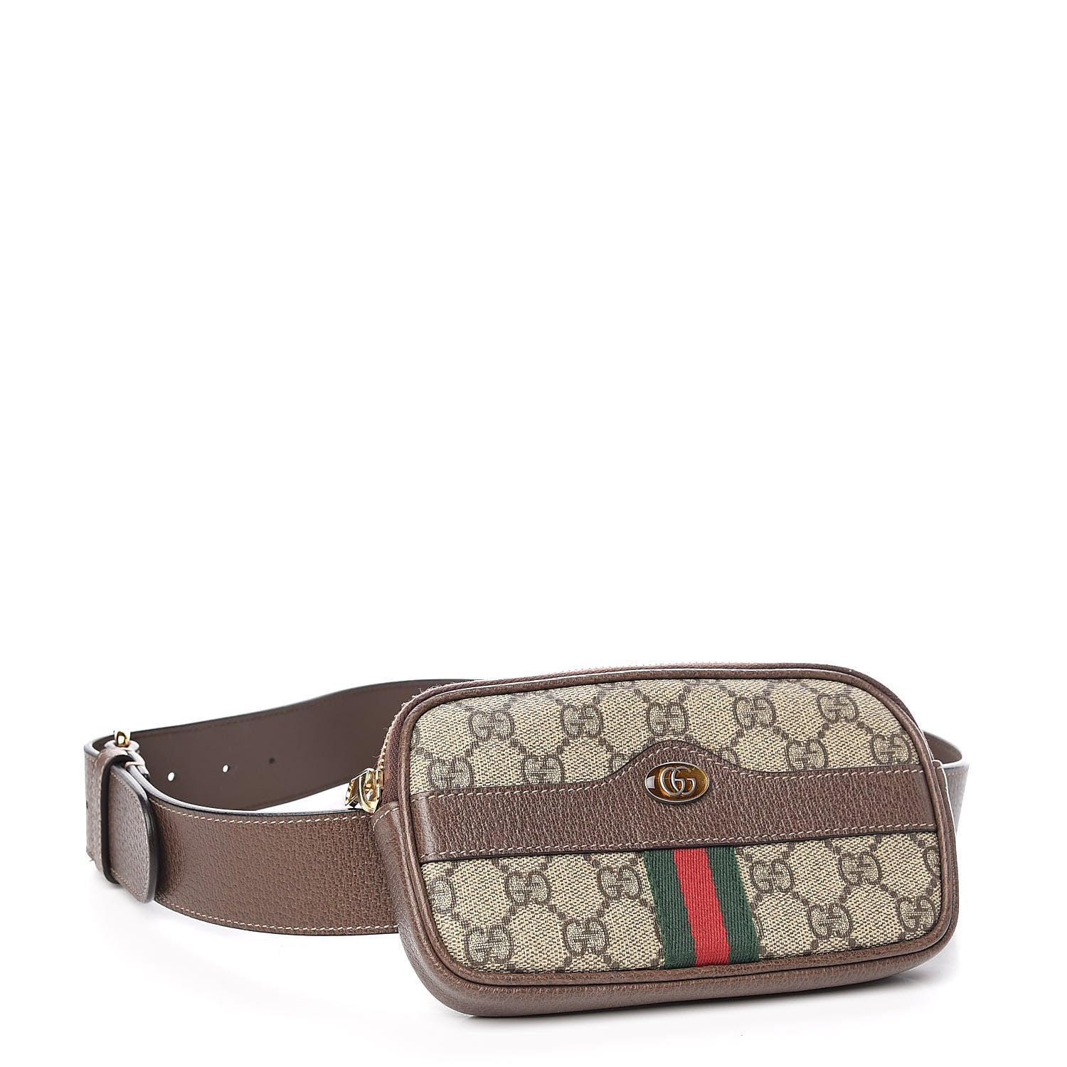 Gucci GG Supreme Monogram Ophidia Belted iPhone Case 85 34 Dark Brown 4 of 10