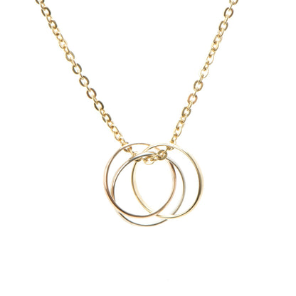Cartier 18K Pink Yellow White Gold Trinity Pendant Necklace 3 of 5
