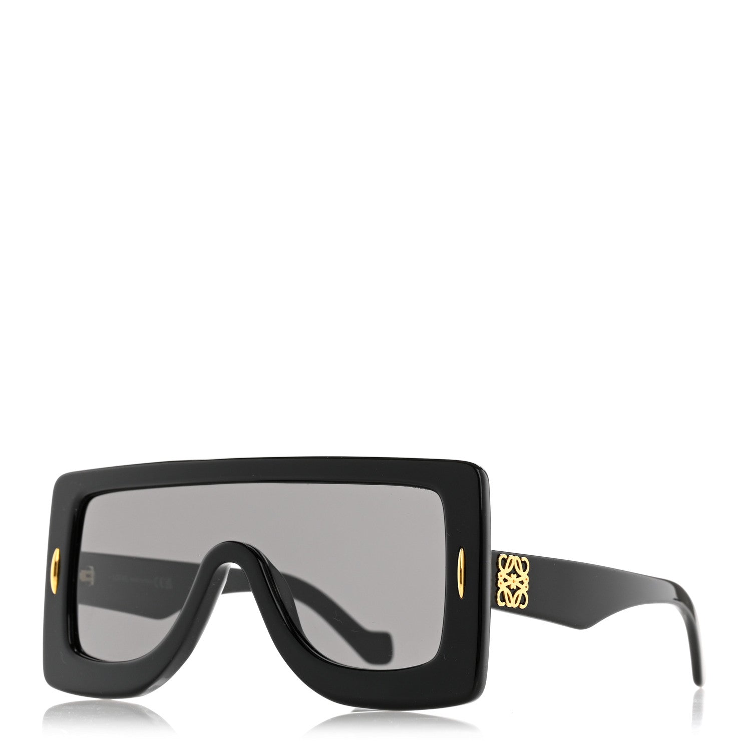 Loewe Acetate Anagram Shield Sunglasses LW40104I Black 1 of 9