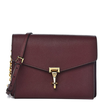 Burberry Grainy Calfskin Small Macken Crossbody Bag Mahogany Red 1 of 10