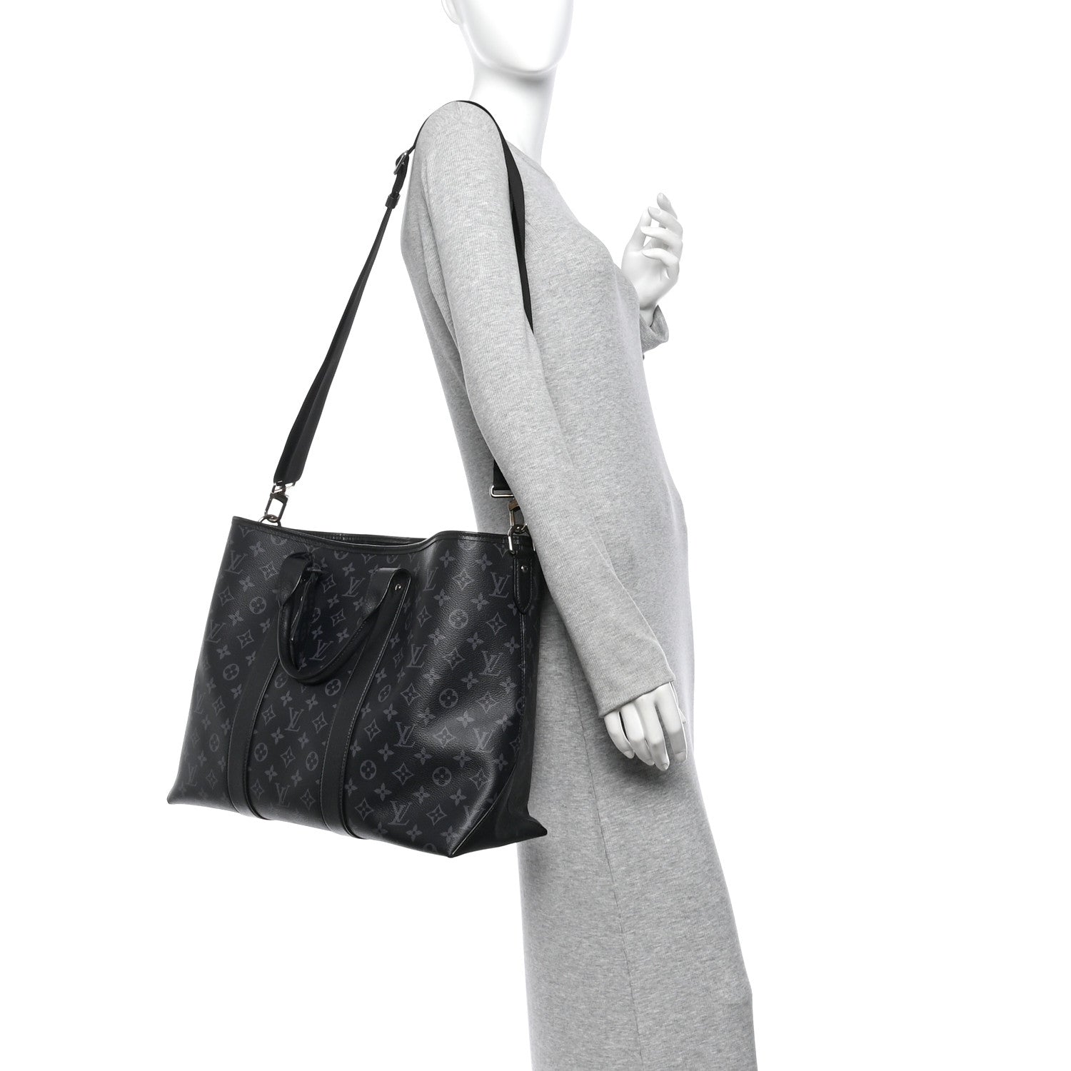 Louis Vuitton Monogram Eclipse Taigaramma Weekend Tote NM 2 of 9