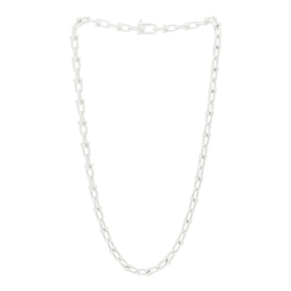 Tiffany Sterling Silver Small HardWear Link Necklace 3 of 4