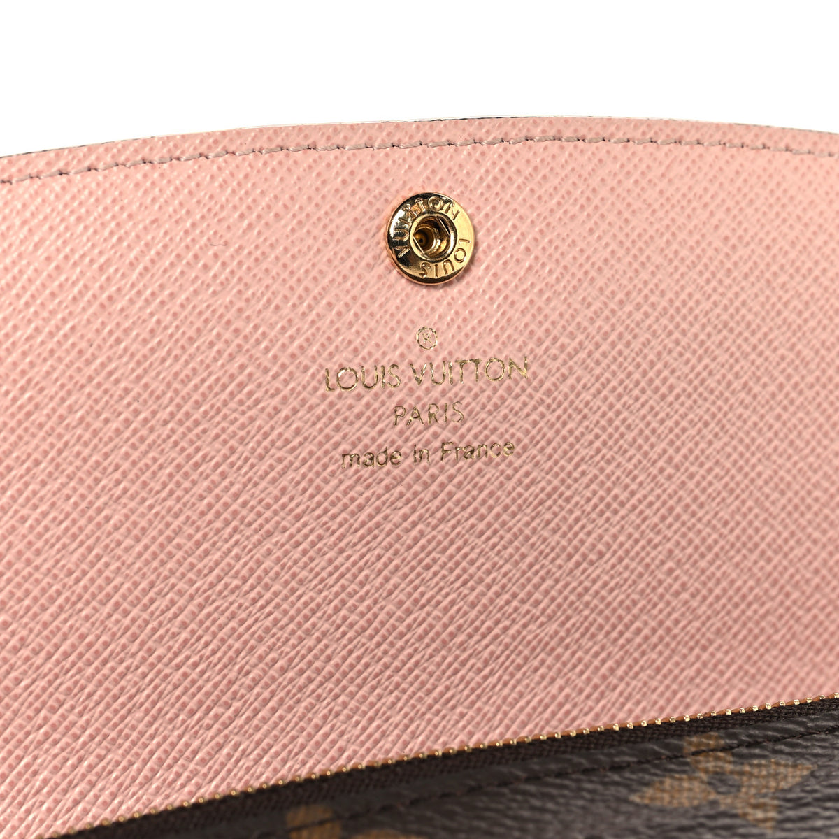 Louis Vuitton Monogram Emilie Wallet Rose Ballerine 6 of 6