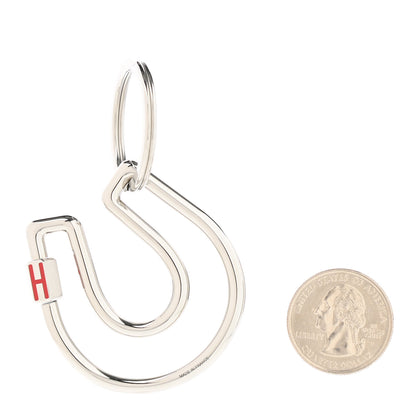 Hermes Stainless Steel Fer a Cheval Key Ring 2 of 4
