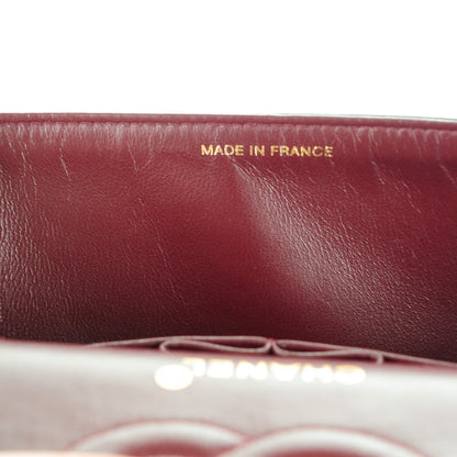 Chanel Lambskin Quilted Medium Double Flap Black 8 of 9