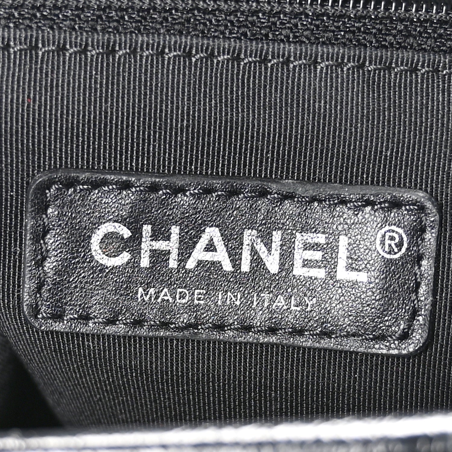 Chanel Calfskin Wool Embroidered Paris Hamburg Small Gabrielle Hobo Dark Navy Blue 6 of 11
