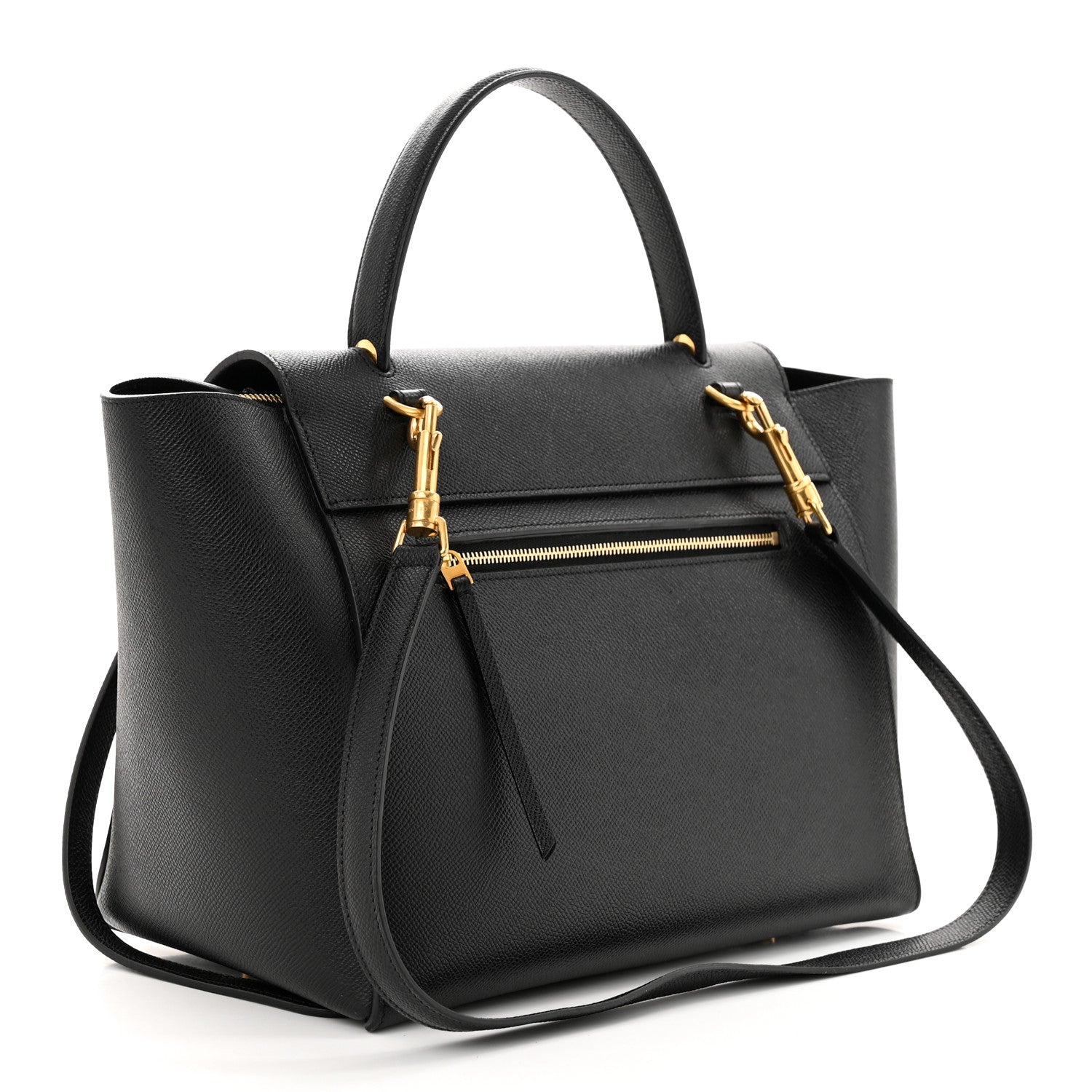 Celine Grained Calfskin Mini Belt Bag Black 3 of 10
