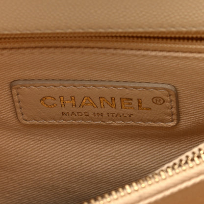 Chanel Caviar Quilted Small Coco Handle Flap White 6 of 10