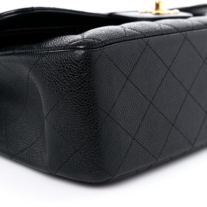 Chanel Caviar Quilted Jumbo Double Flap Black 8 of 16