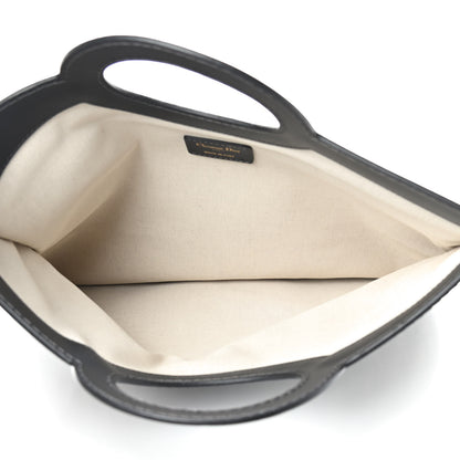 Christian Dior Oblique Fold Over Clutch Blue 6 of 10