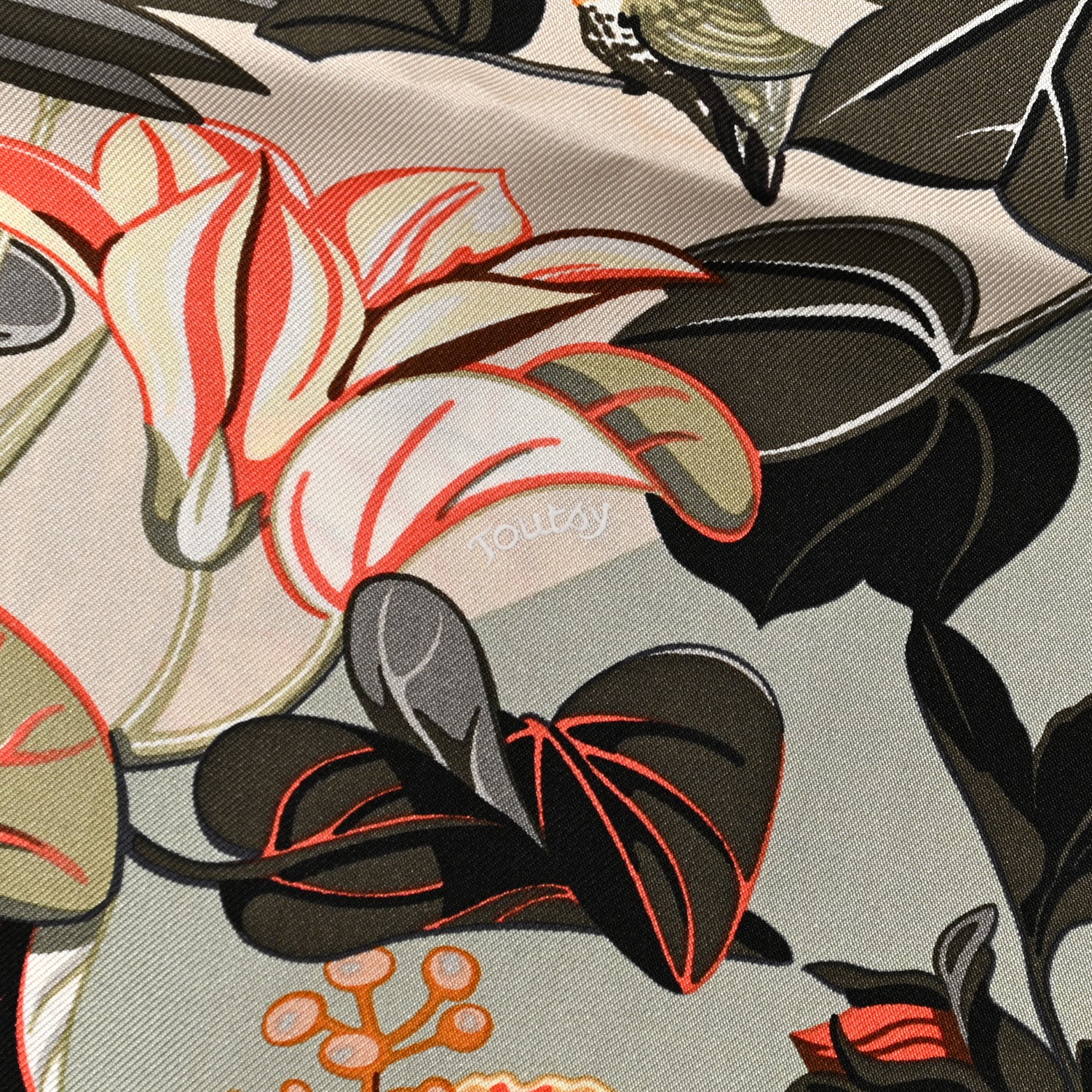Hermes Silk Flamingo Party Scarf 90 4 of 6