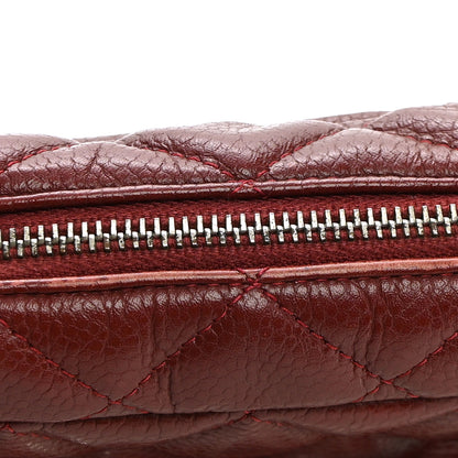 Chanel Caviar Quilted Camera Case Burgundy 10 of 10