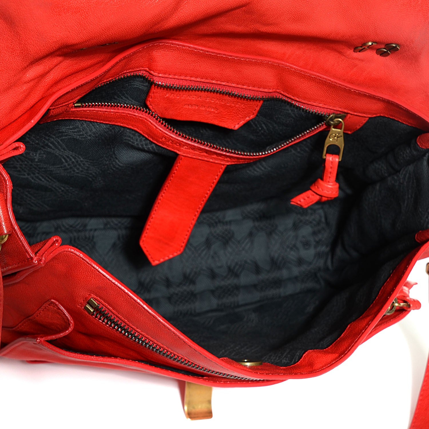 Proenza Schouler Lambskin Medium PS1 Satchel Bright Red 5 of 13