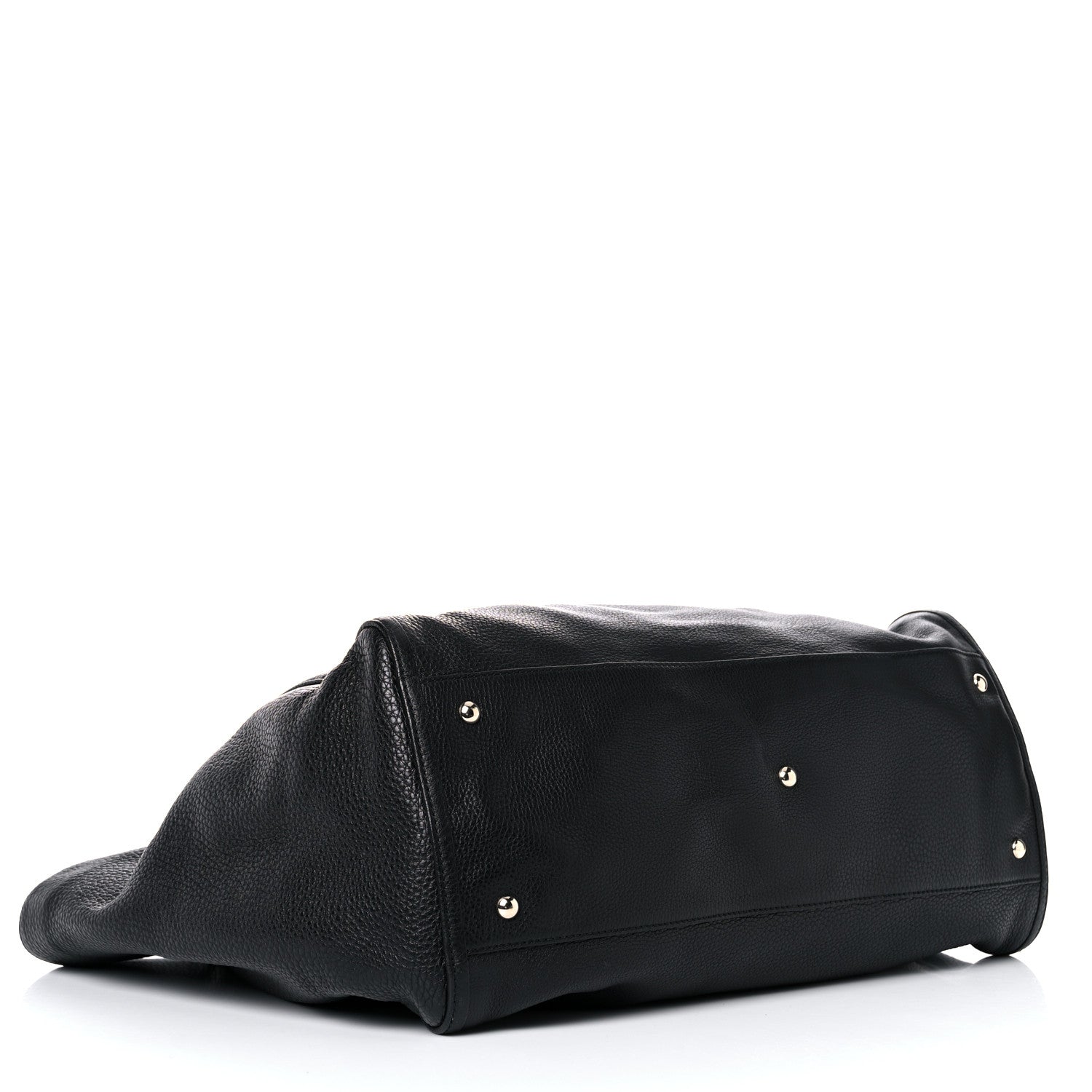 Gucci Pebbled Calfskin Large Soho Shoulder Bag Black 4 of 11