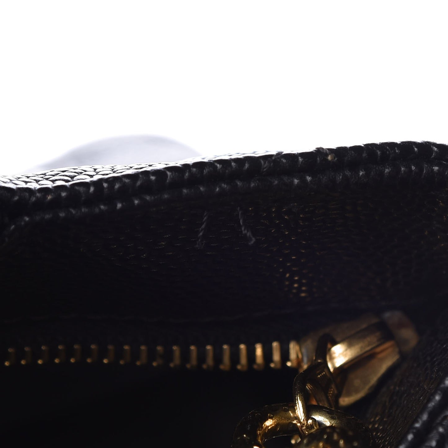 Caviar Quilted Medallion Tote Black