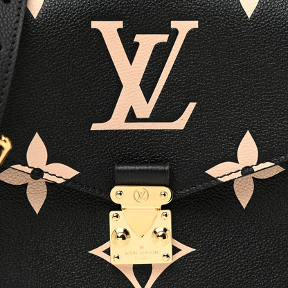 Louis Vuitton Empreinte Monogram Giant Pochette Metis Black Beige 7 of 11