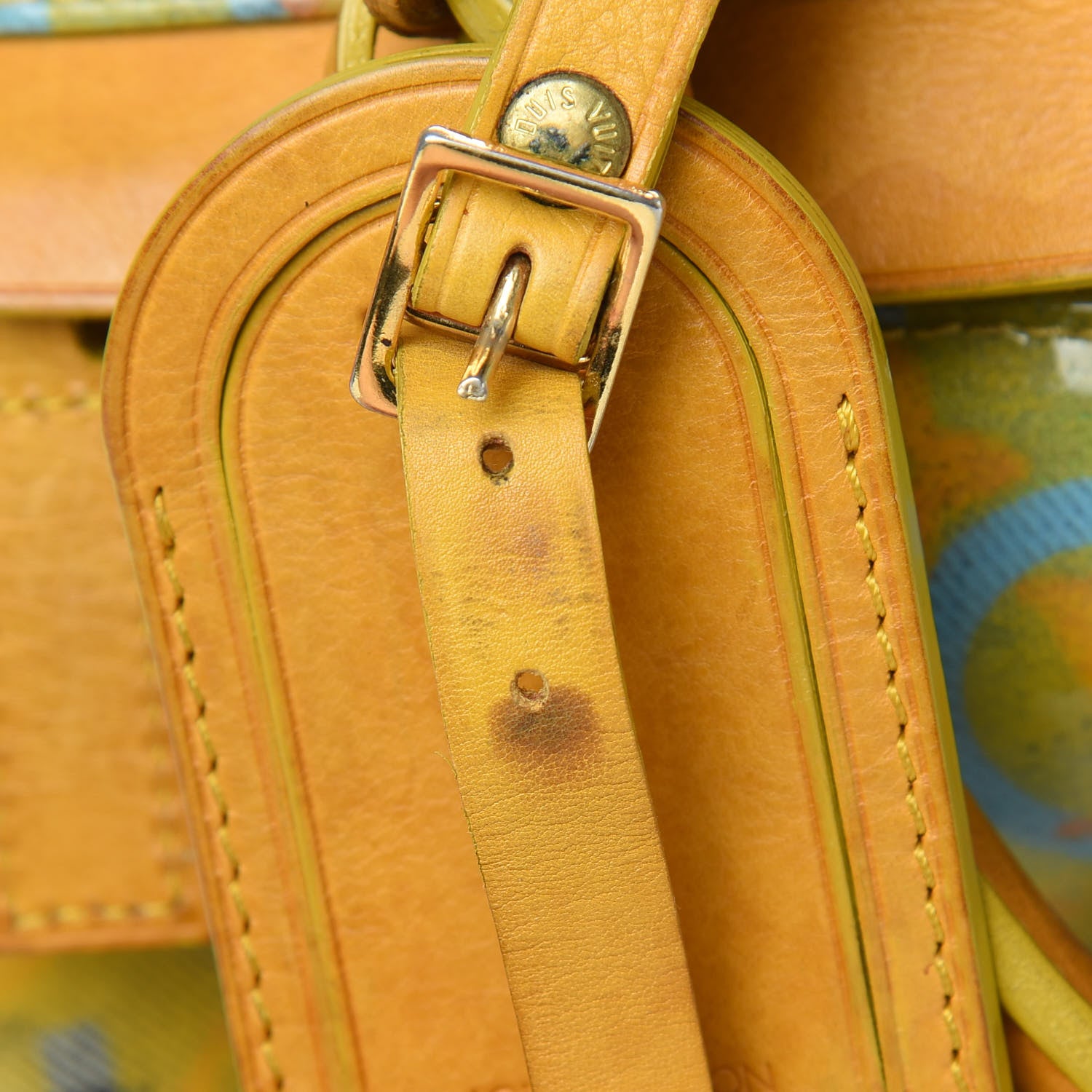 Louis Vuitton Monogram Pulp Defile Weekender PM Yellow 15 of 21