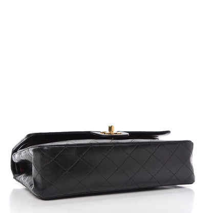 Chanel Lambskin Quilted Medium Double Flap Black 5 of 13