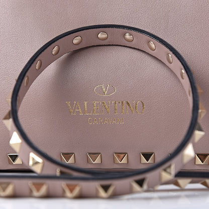 Valentino Garavani Vitello Small Rockstud Tote Poudre 8 of 12
