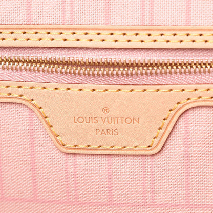 Louis Vuitton Damier Azur Neo Neverfull GM Rose Ballerine 8 of 11