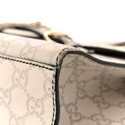 Gucci Guccissima Signature Medium Emily Chain Shoulder Bag Mystic White 11 of 21