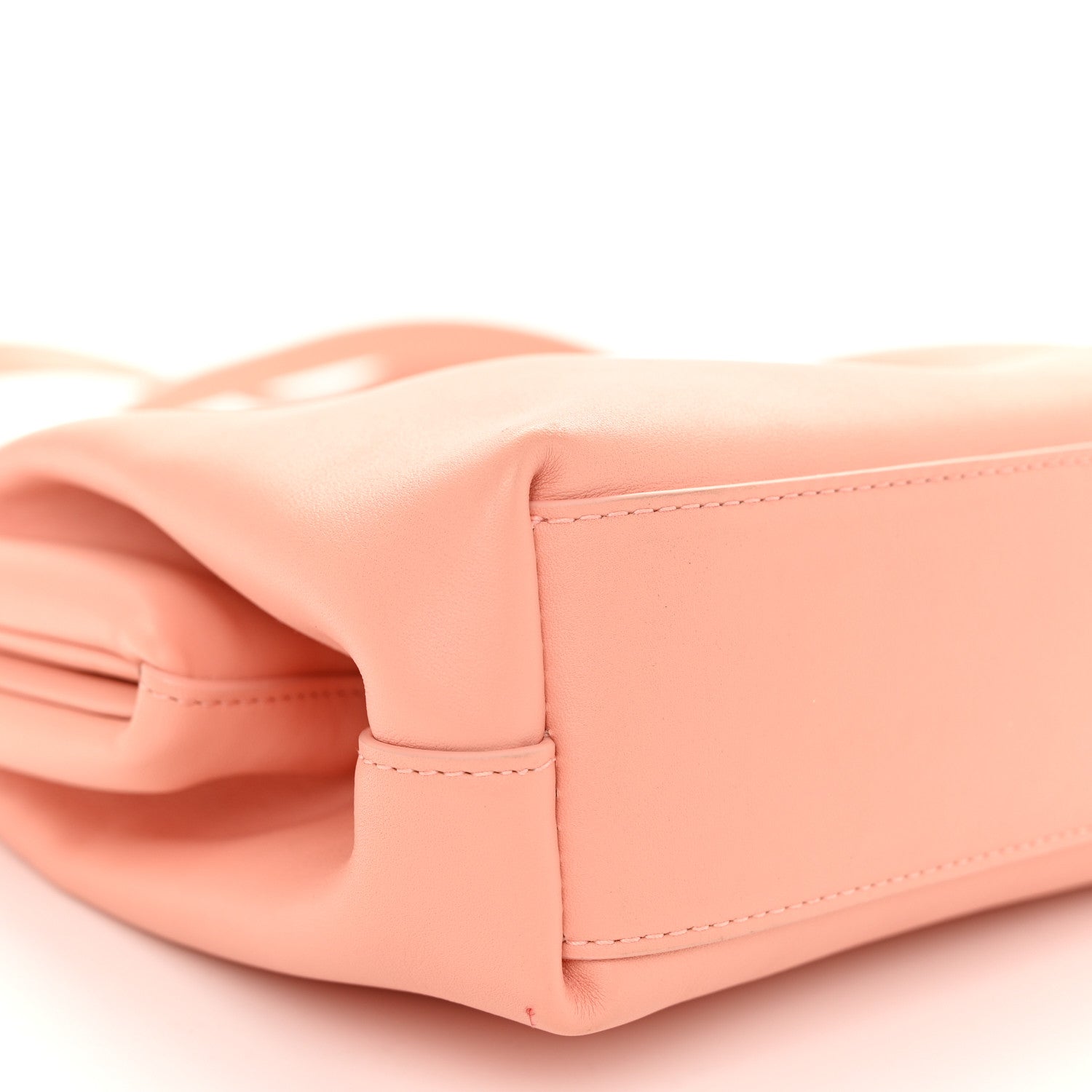 Bottega Veneta Calfskin Small The Point Triangle Bag Peachy 8 of 10