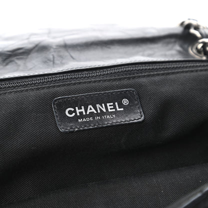 Chanel Distressed Lambskin Quilted Flap Black 8 of 10