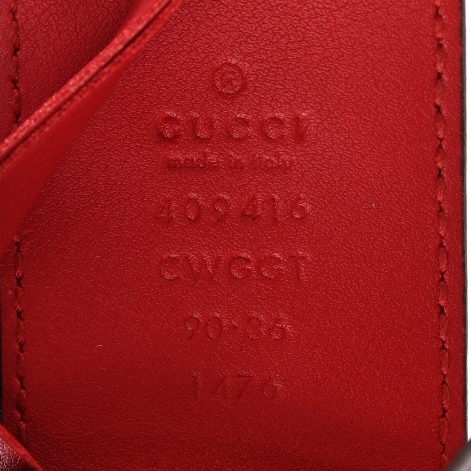 Gucci Textured Calfskin Flower Embroidered Double G 40mm Belt 90 36 Hibiscus Red 3 of 3