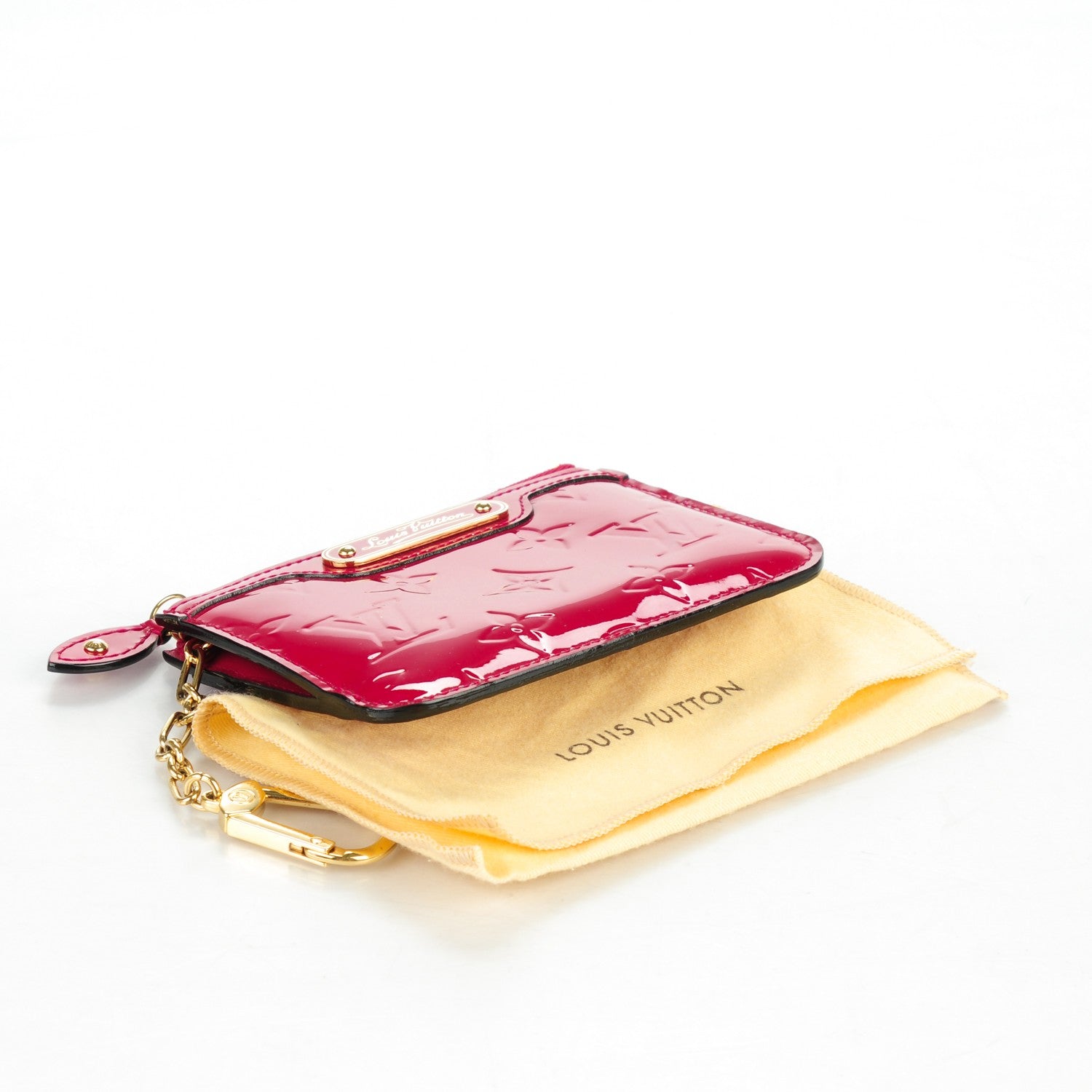 Louis Vuitton Vernis Key Pouch Rose Indien 4 of 9