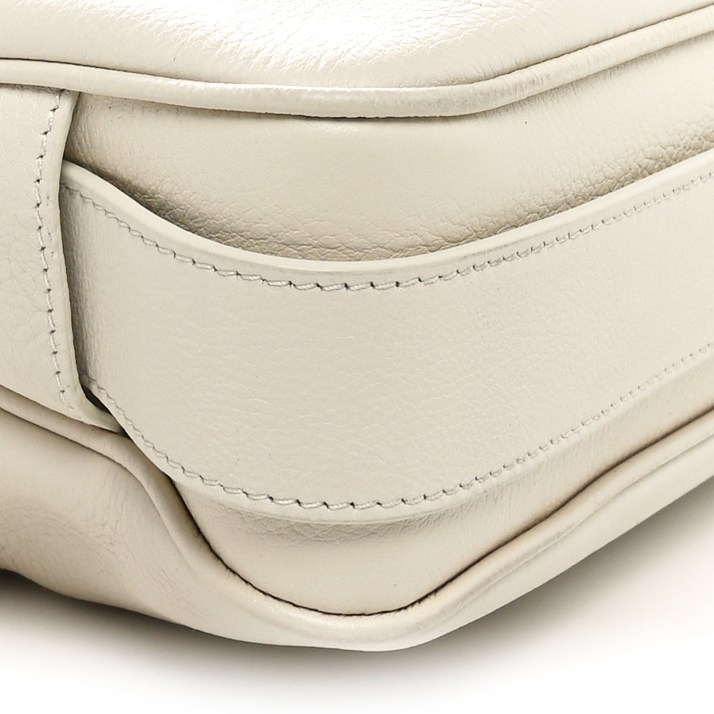 Supple Calfskin Medium Romy Shoulder Bag Rice