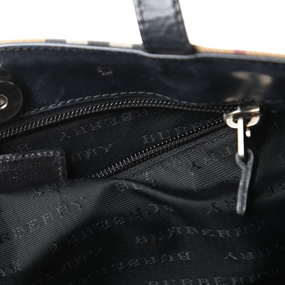 Burberry House Check Medium Tote Black 9 of 15
