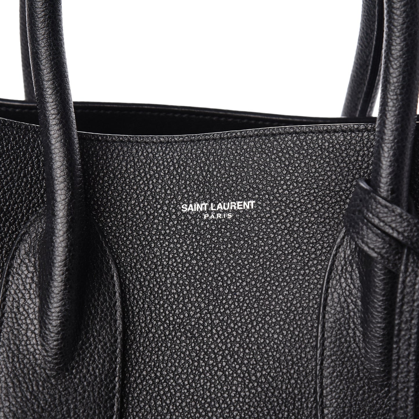 Grained Calfskin Small Sac De Jour Black
